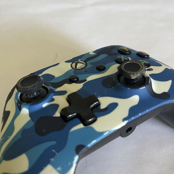Microsoft Xbox One Power A Wired Controller Night Cloud Camouflage No Cord - Picture 6 of 9